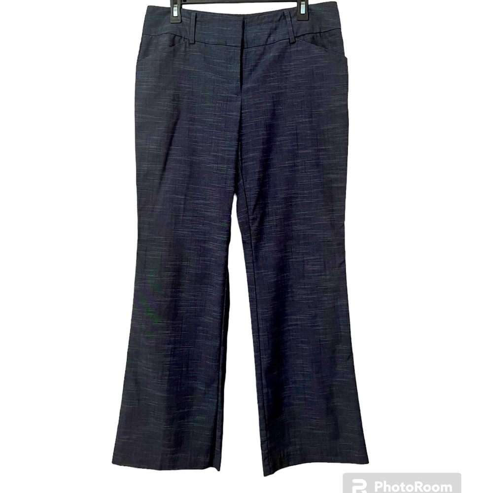 Women’s Business Casual Indigo Blue Bootcut Work Pants NY&Co Size 10